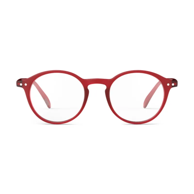 IZIPIZI Round Reading Glasses #D - Red sold by Moma