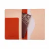Primary Recycled Leather Passport Case - Rust/ Pink sold by Moma