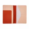 Primary Recycled Leather Passport Case - Rust/ Pink sold by Moma