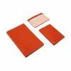 Primary Recycled Leather Passport Case - Rust/ Pink sold by Moma