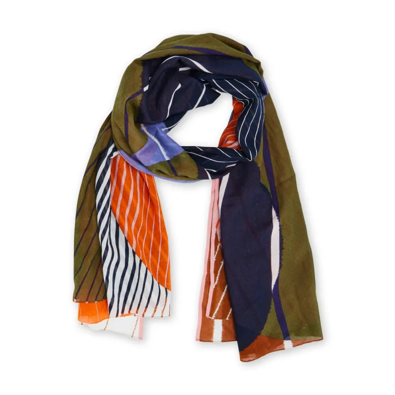 Eclipse Cotton & Silk Scarf sold by Moma