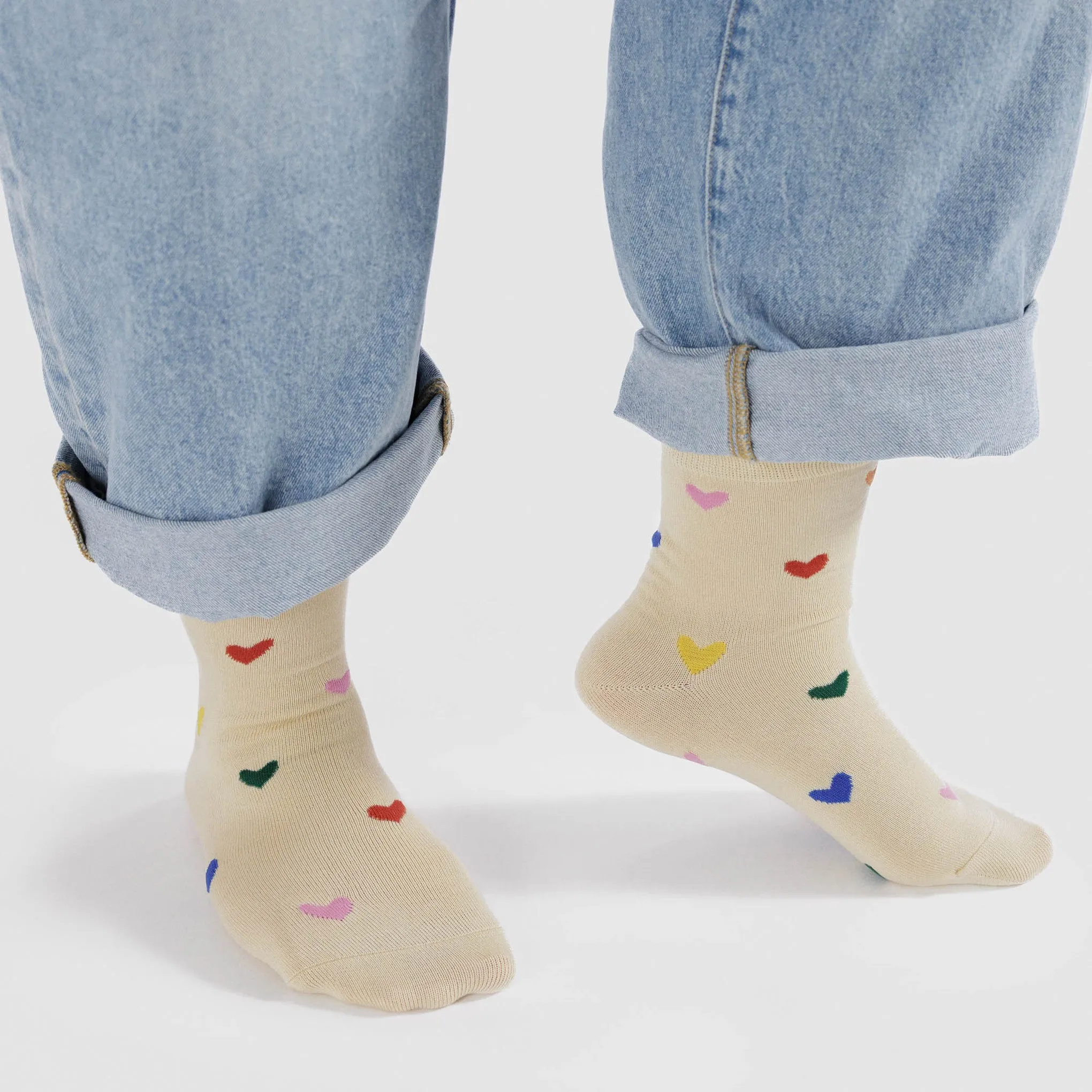 Baggu Crew Socks - Hearts sold by Moma product image thumbnail 2