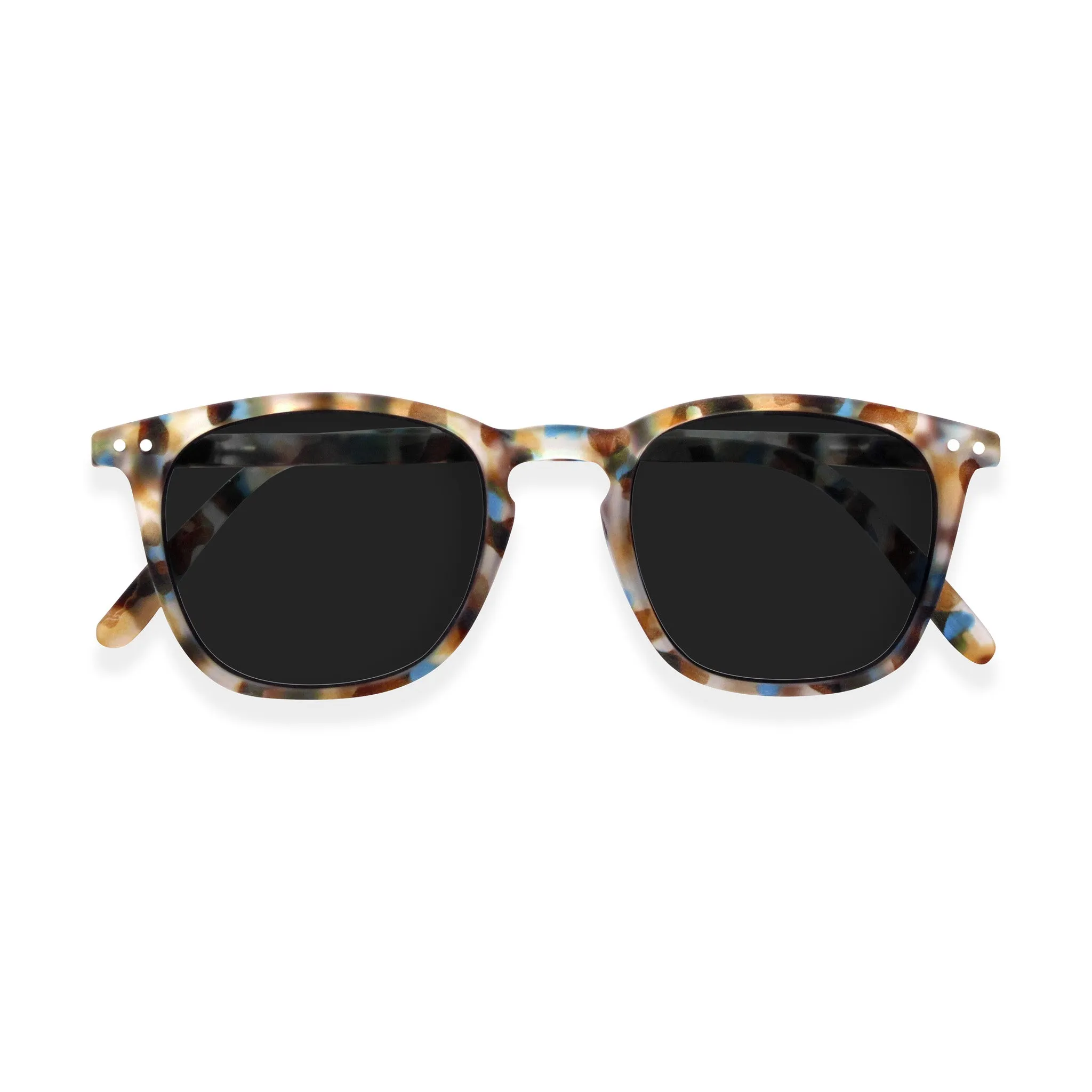 IZIPIZI Tapered Square Sunglasses #E - Tortoise - Green Lenses sold by Moma