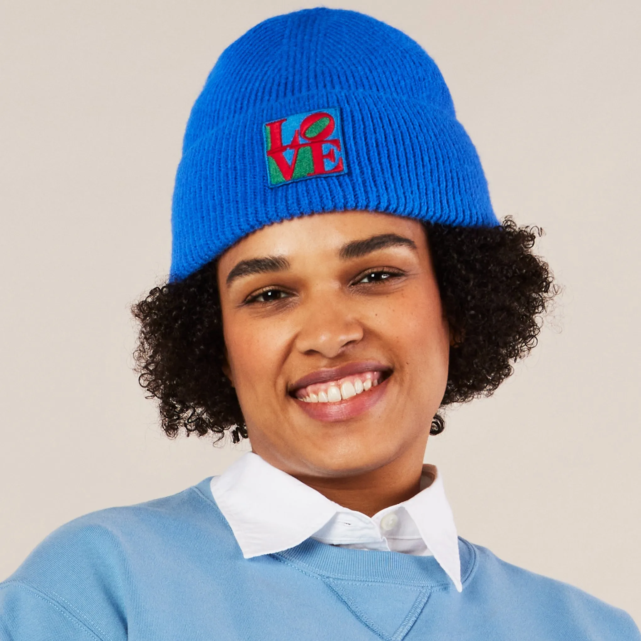 Robert Indiana LOVE Beanie sold by Moma product image thumbnail 2