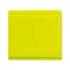 Flavio Leather Snap Wallet - Lime sold by Moma