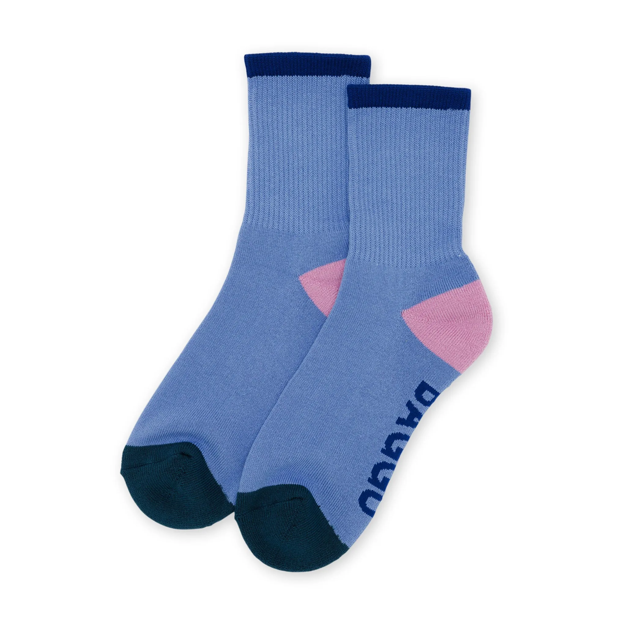 Baggu Ribbed Socks - Cornflower Mix sold by Moma