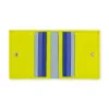 Flavio Leather Snap Wallet - Lime sold by Moma