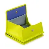 Flavio Leather Snap Wallet - Lime sold by Moma