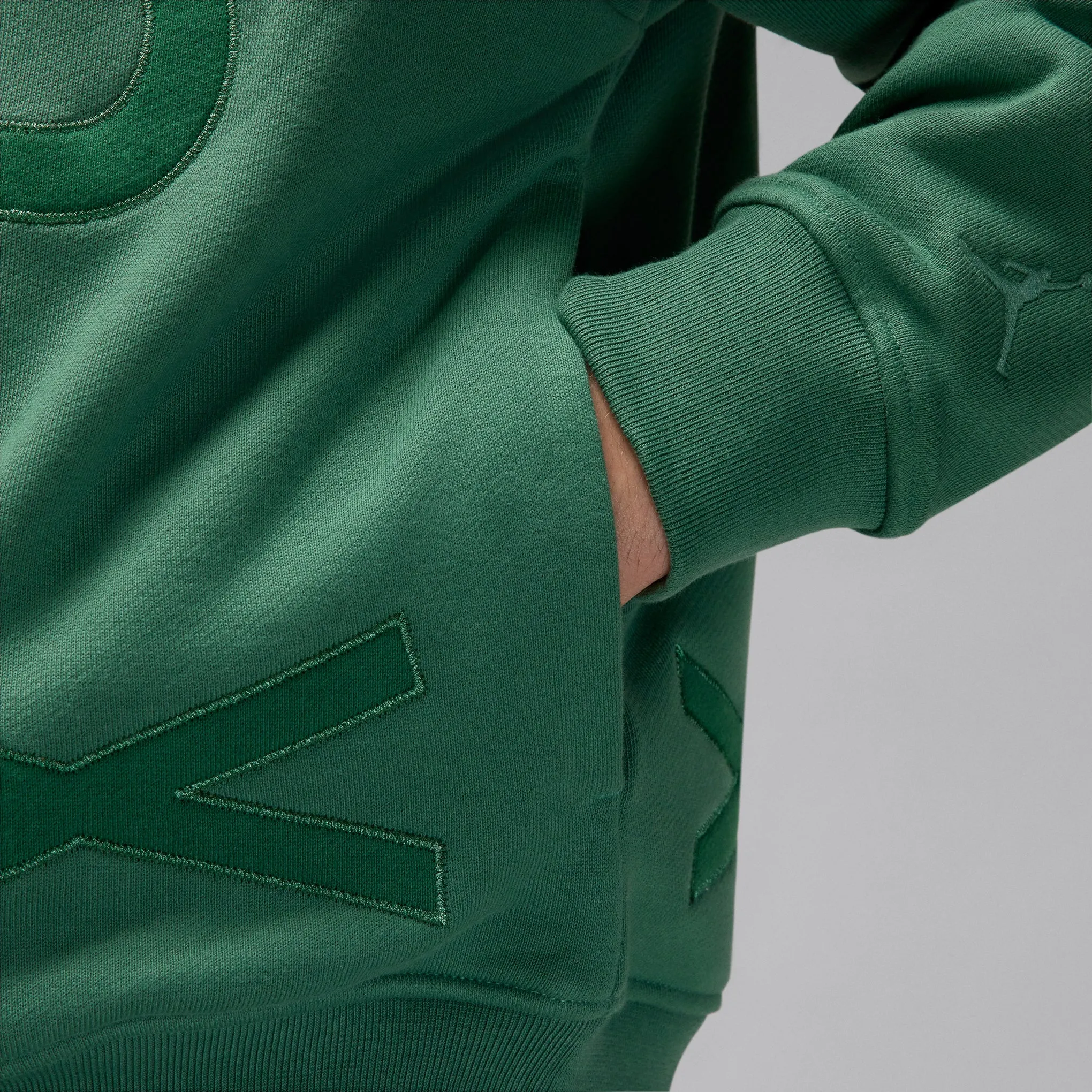 Jordan Brand x Nina Chanel Abney Fleece Hoodie - Green Stone sold by Moma product image thumbnail 5