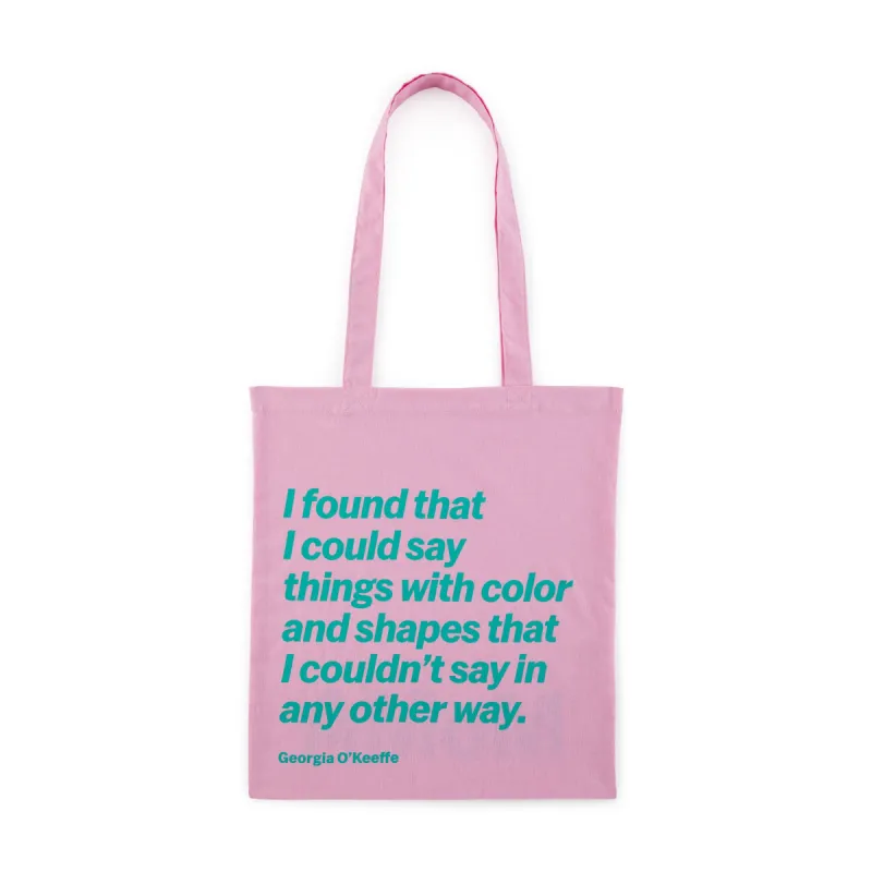 MoMA Artist Quote Totes - Georgia O'Keeffe sold by Moma