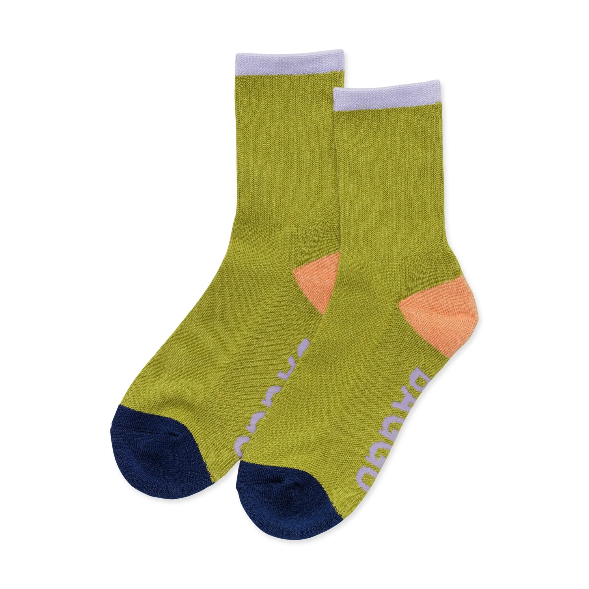 Baggu Ribbed Socks - Lemongrass Mix sold by Moma