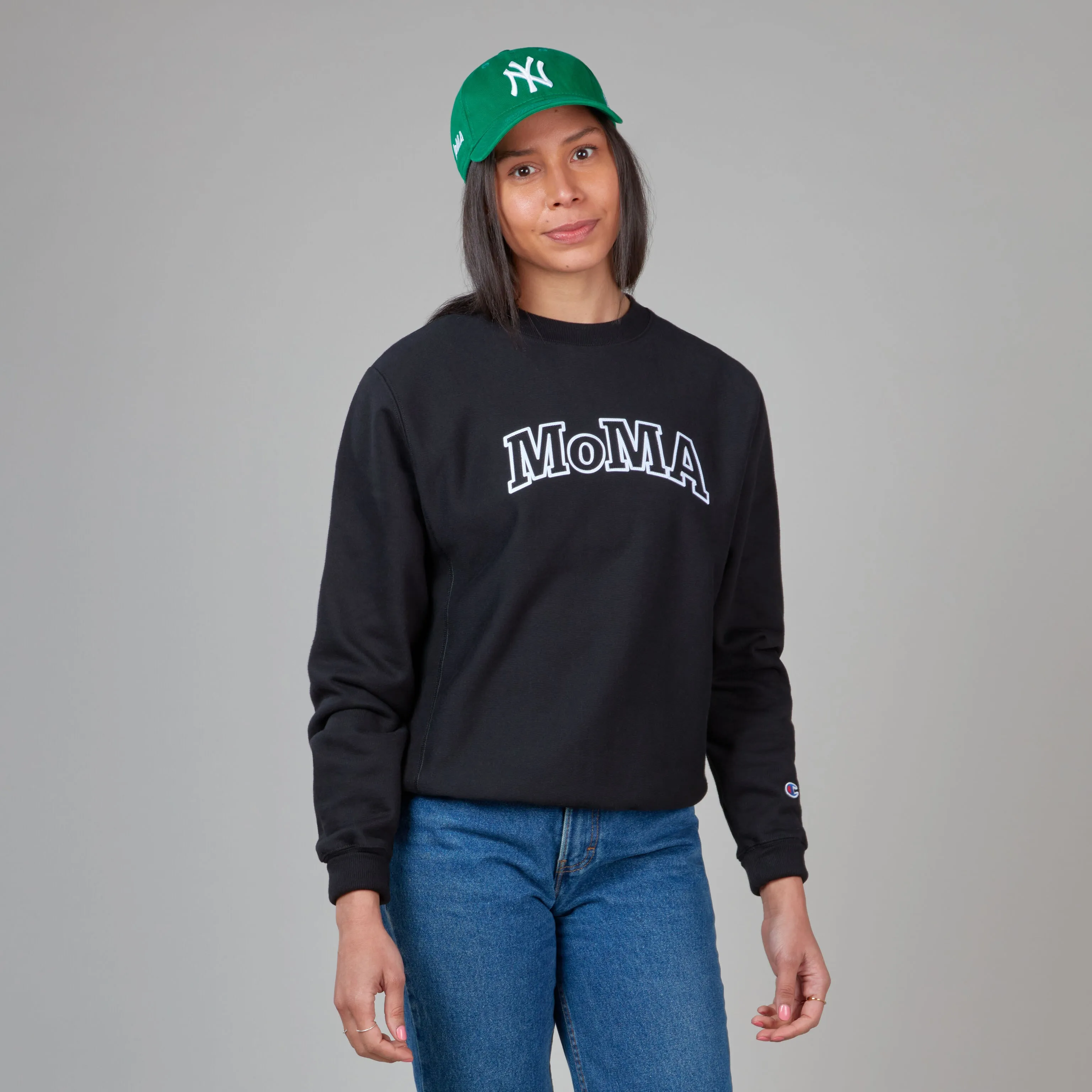 Champion Crewneck Sweatshirt - MoMA Edition - Black sold by Moma product image thumbnail 2