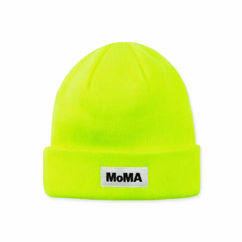 MoMA Beanie - Neon Yellow made by Moma