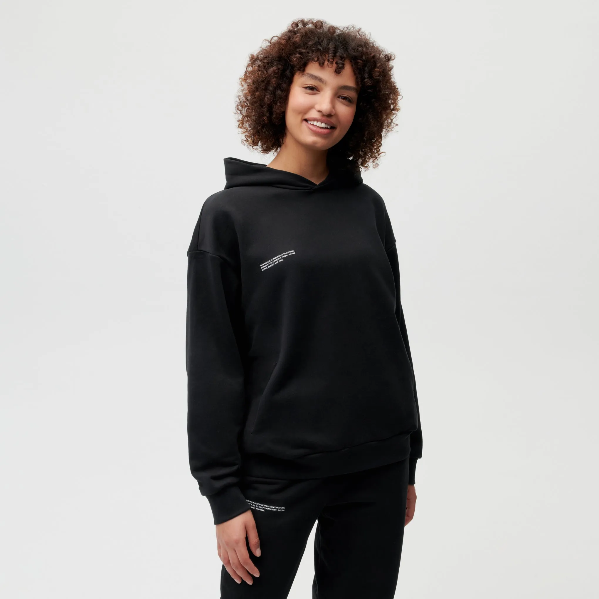 PANGAIA 365 Midweight Hoodie - Black sold by Moma product image thumbnail 2