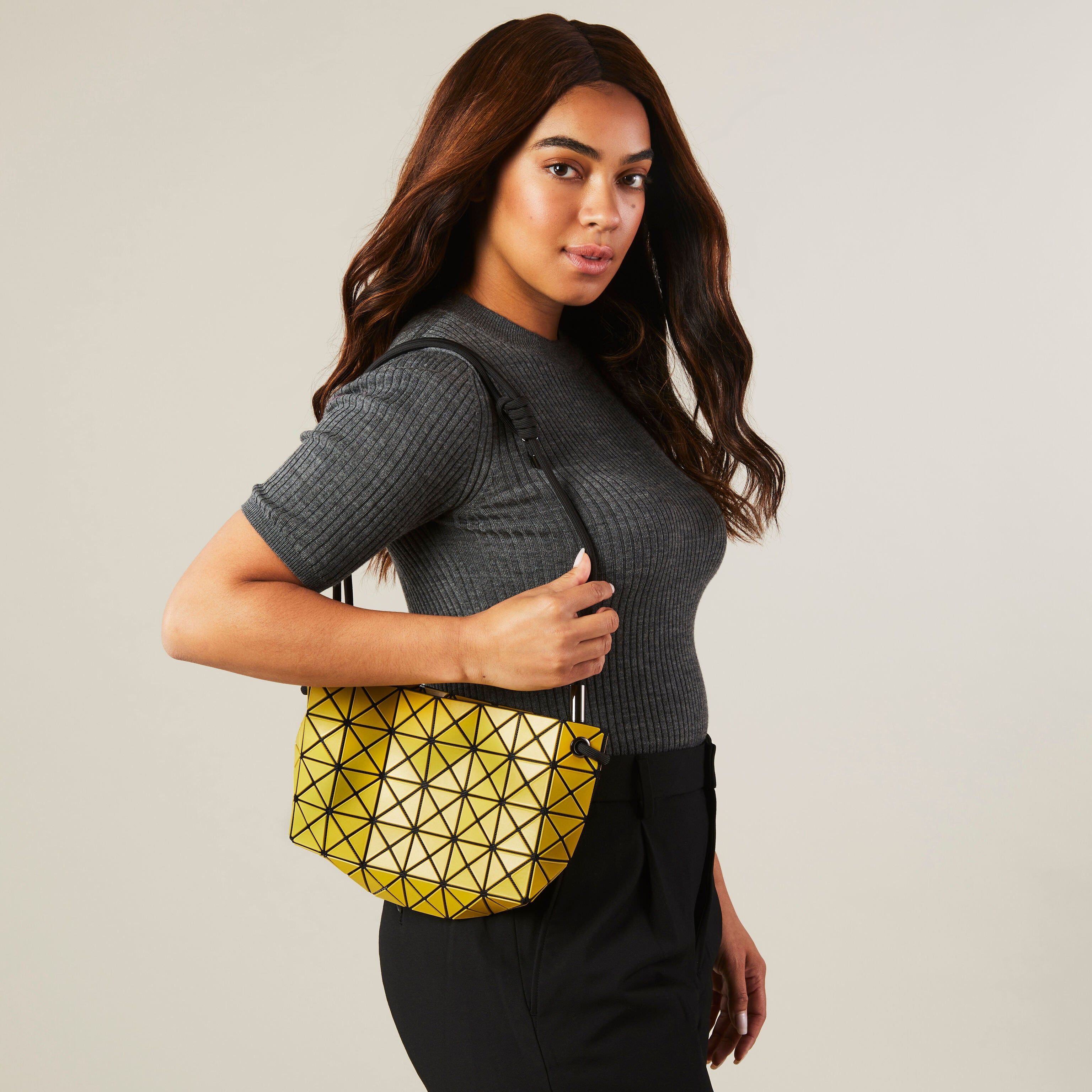 BAO BAO ISSEY MIYAKE Lucent Crossbody Loop Bag - Yellow sold by Moma product image thumbnail 2