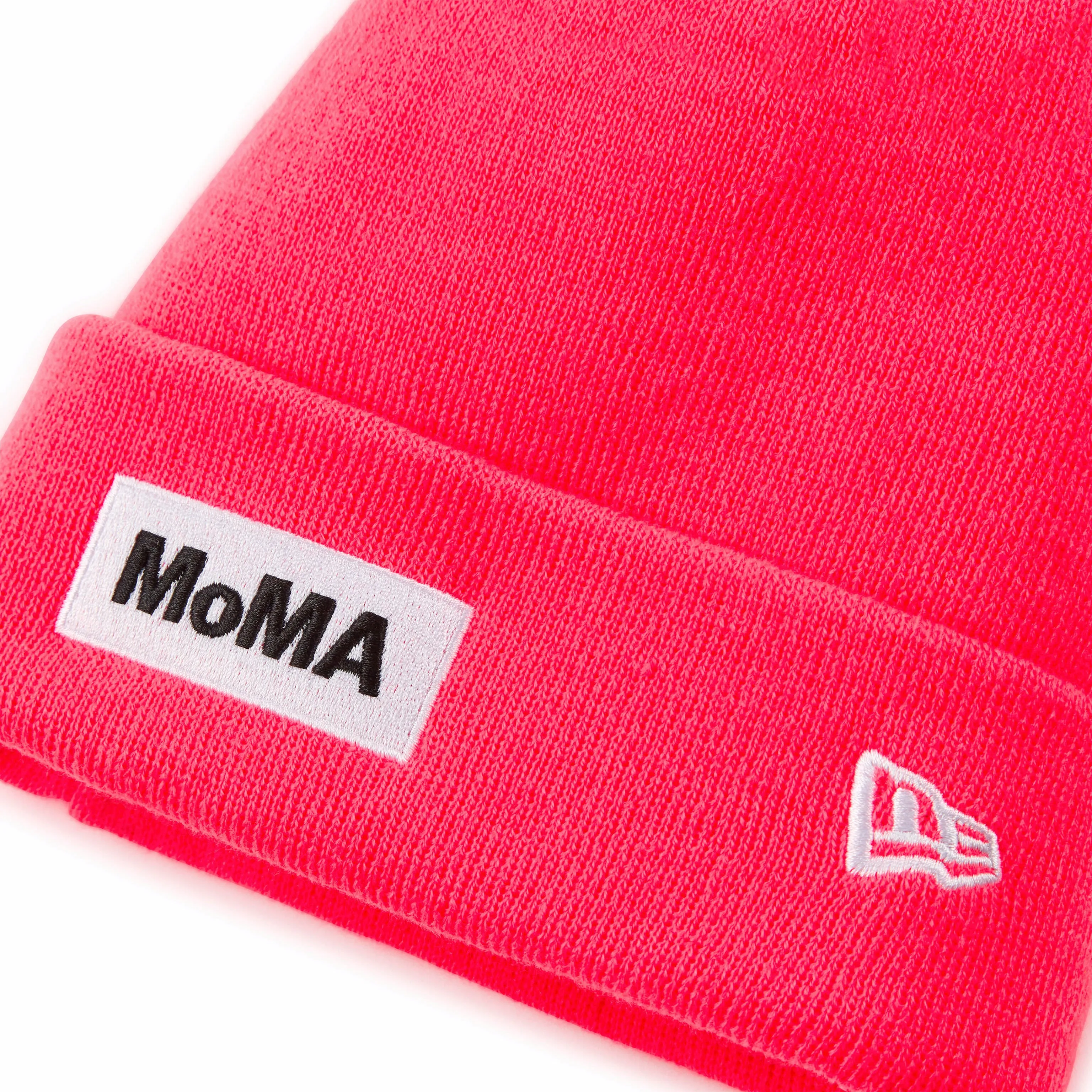 MoMA Beanie - Neon Pink sold by Moma product image thumbnail 3