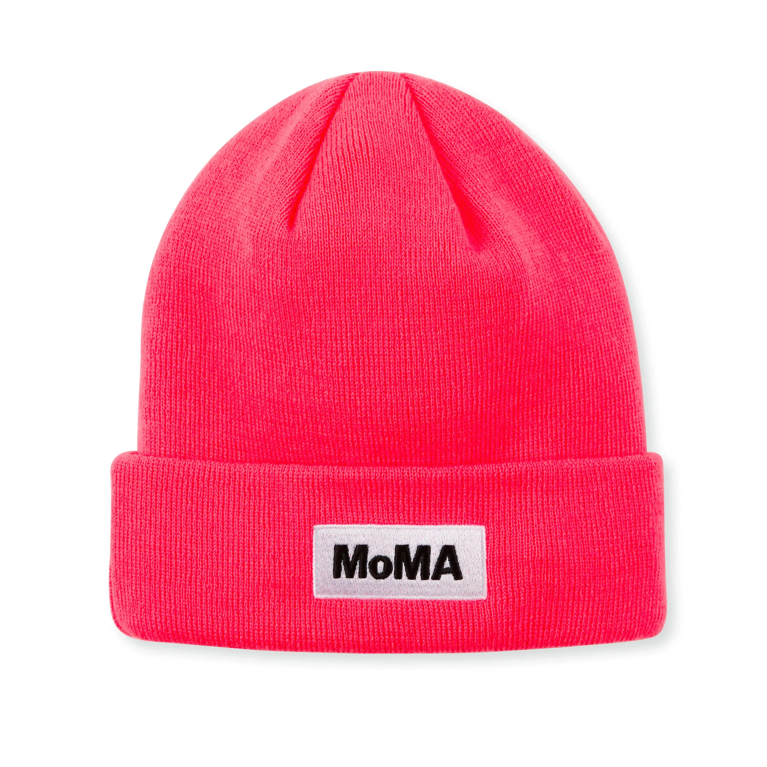 MoMA Beanie - Neon Pink sold by Moma