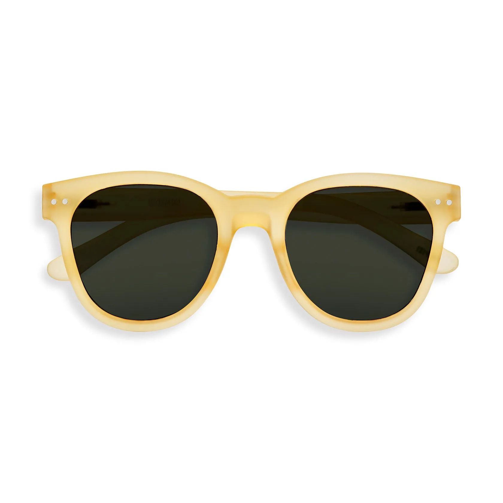 IZIPIZI Rounded-Edge Sunglasses #N - Yellow Honey sold by Moma product image thumbnail 2