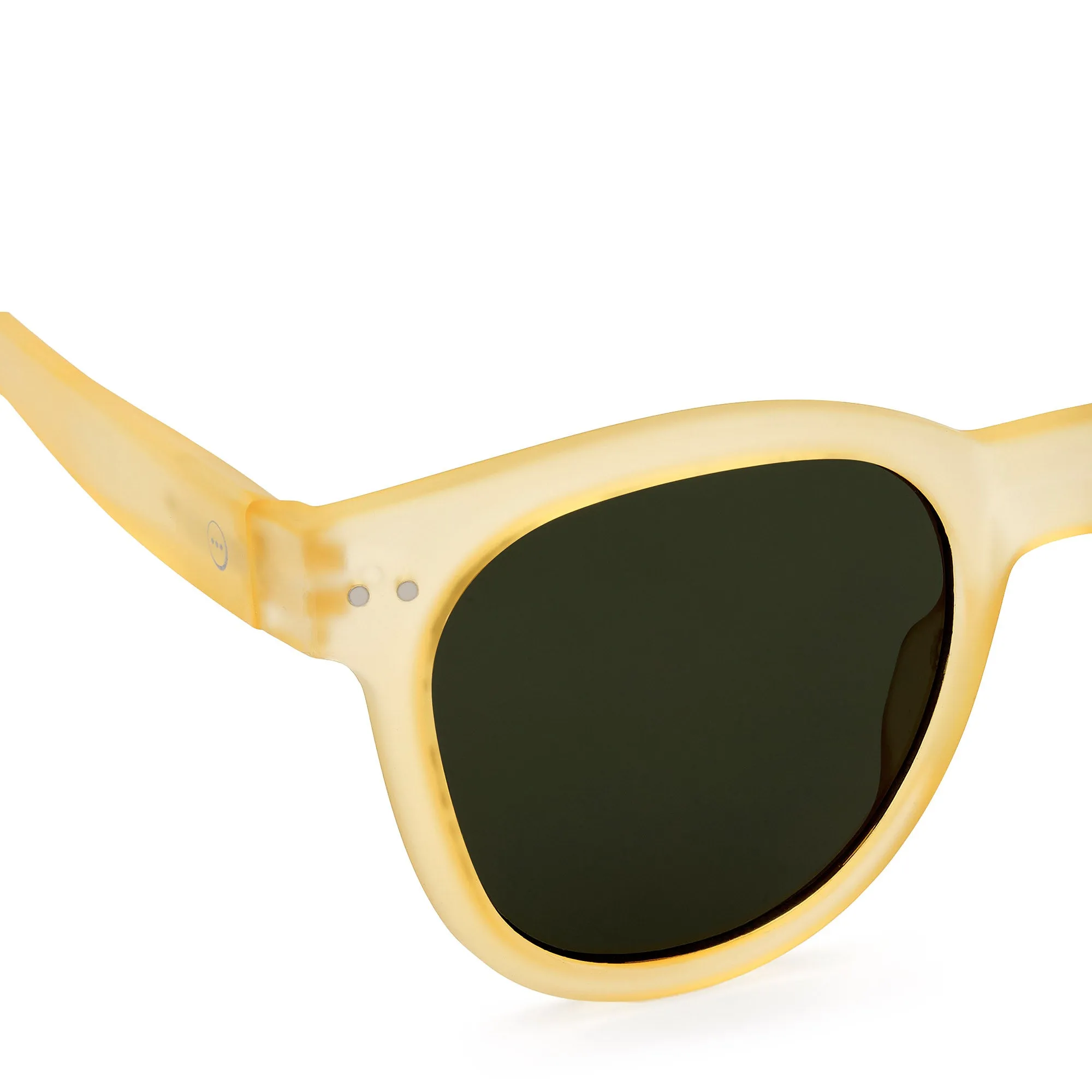 IZIPIZI Rounded-Edge Sunglasses #N - Yellow Honey sold by Moma product image thumbnail 3