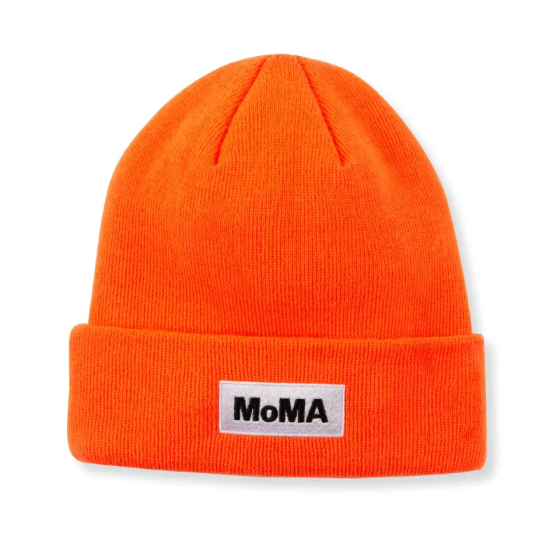 MoMA Beanie - Neon Orange made by Moma