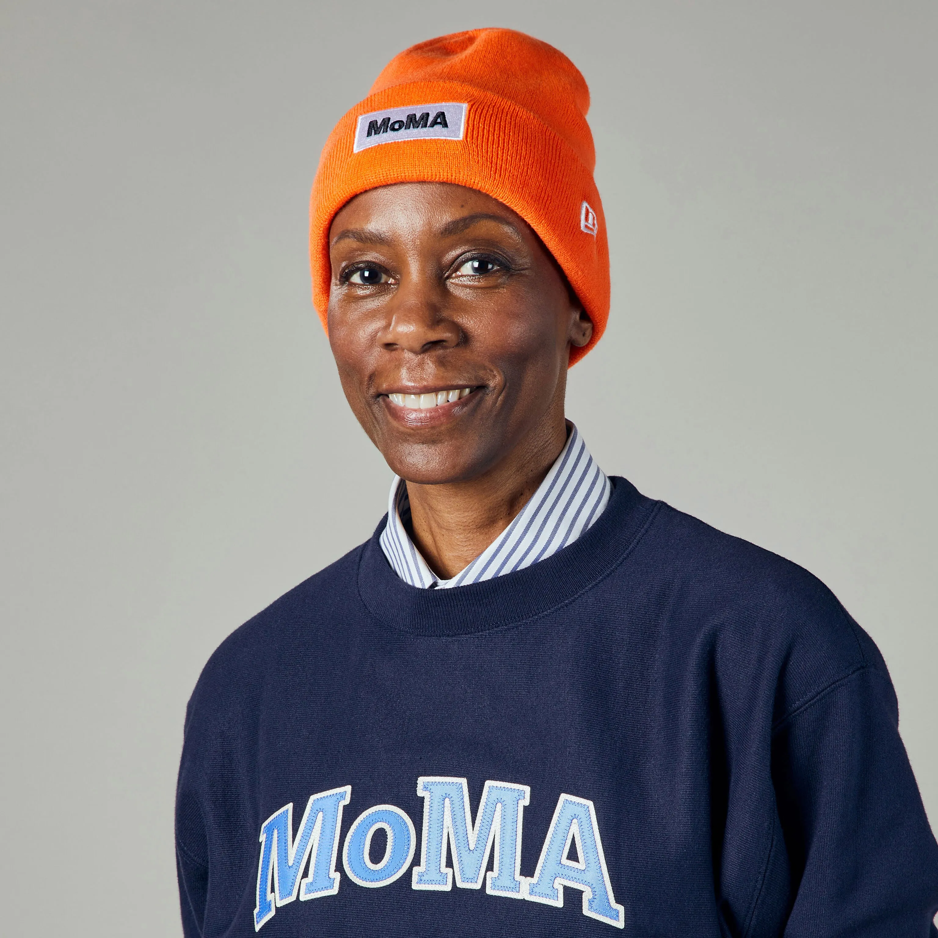 MoMA Beanie - Neon Orange sold by Moma product image thumbnail 2