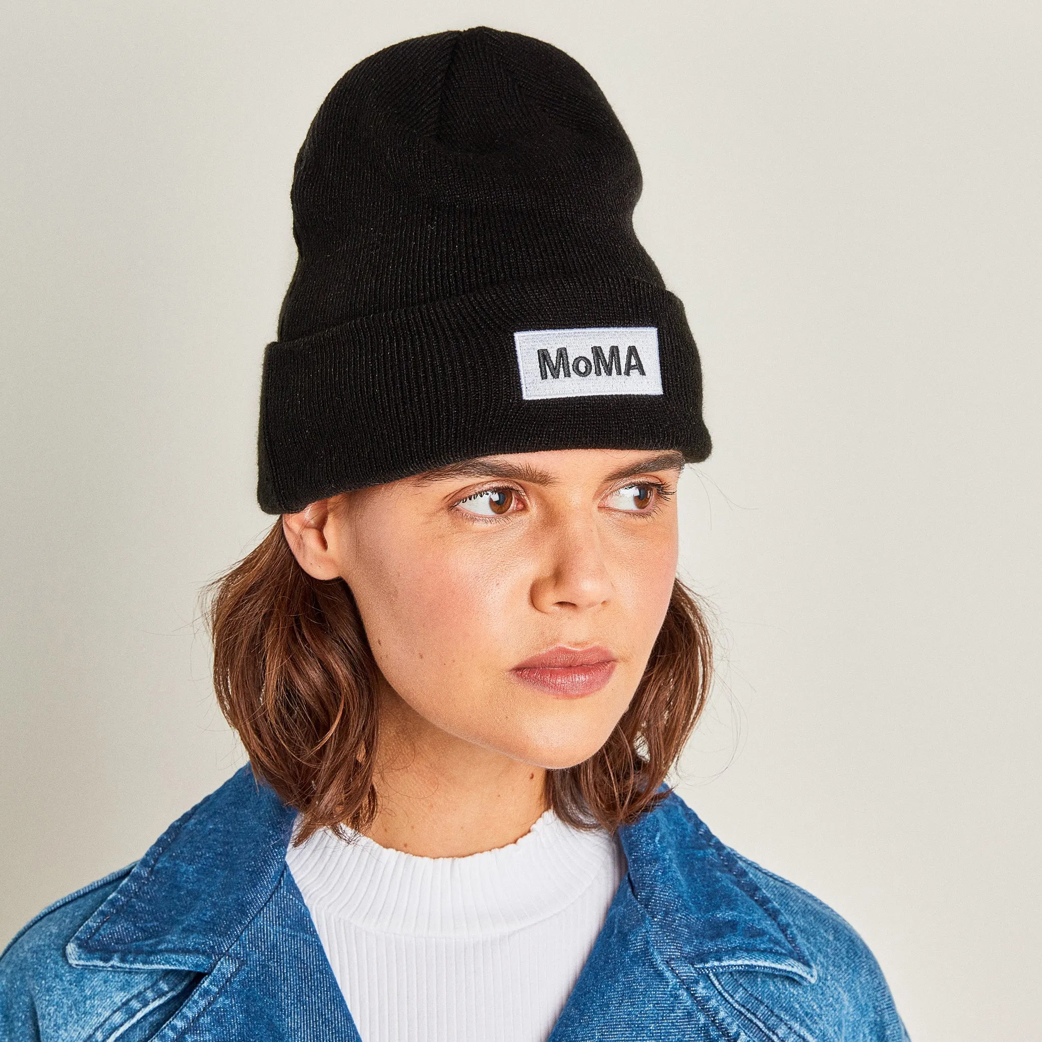 MoMA Beanie - Navy sold by Moma product image thumbnail 2
