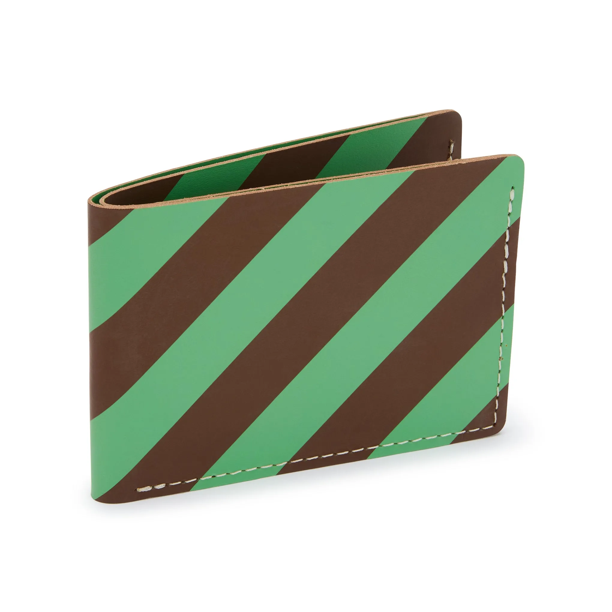 Dusen Dusen Recycled Leather Billfold Wallet - Stripe sold by Moma product image thumbnail 4