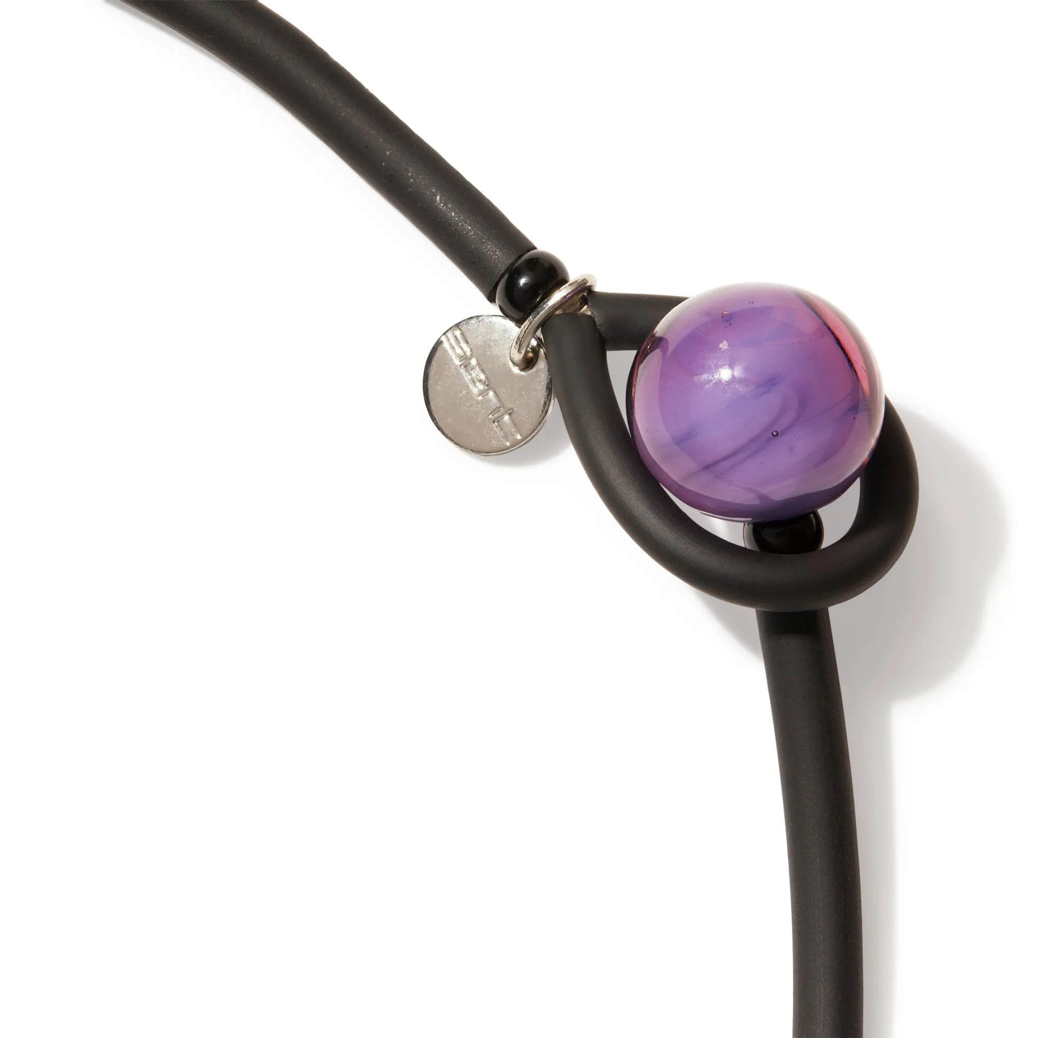 Bonbon Glass Necklace - Purple/ Turquoise sold by Moma product image thumbnail 5