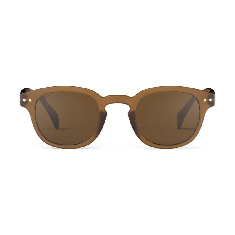 IZIPIZI René Magritte Sunglasses - Brown Pipe sold by Moma