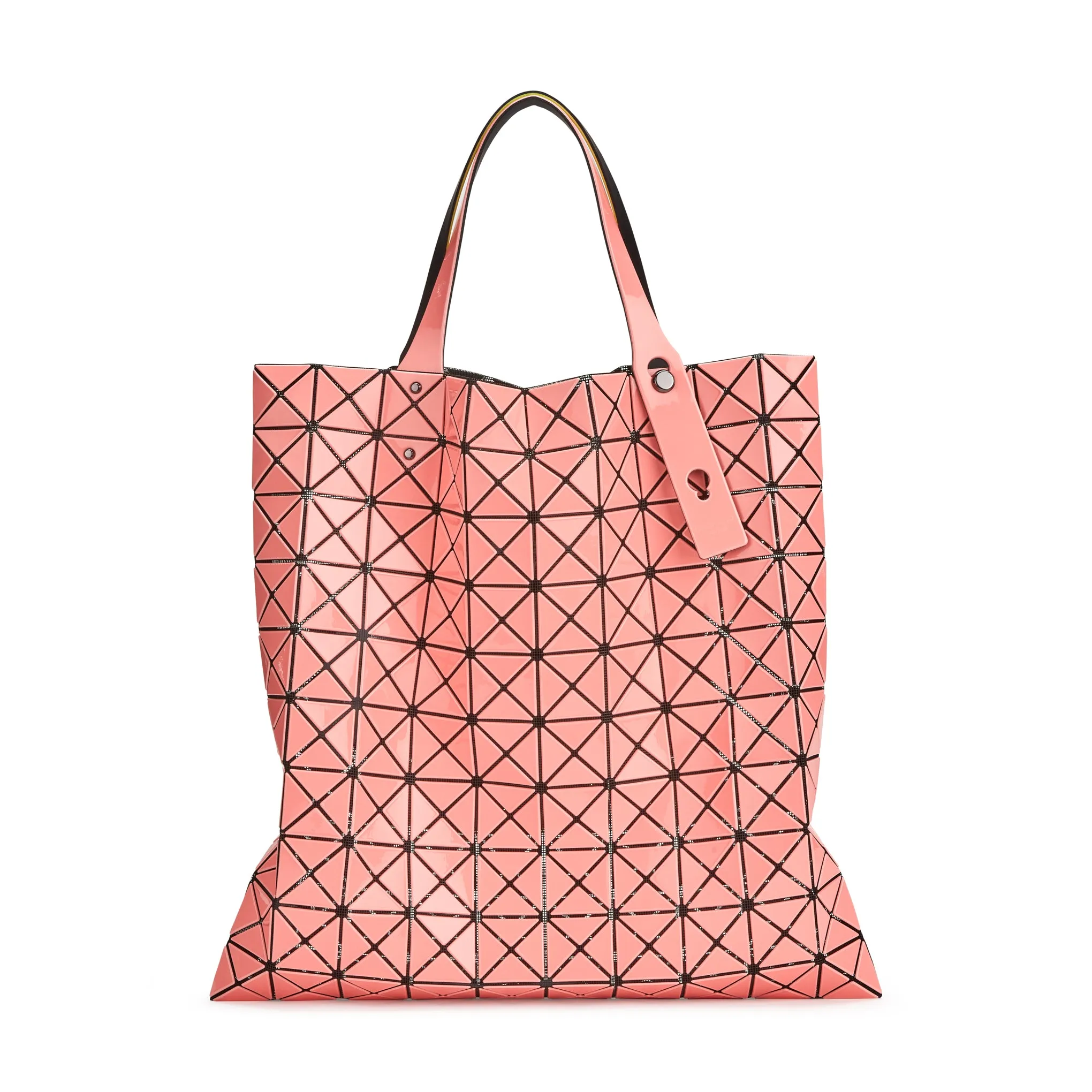 BAO BAO ISSEY MIYAKE Prism Kangaroo Tote Bag - Lime/ Coral Pink sold by Moma product image thumbnail 4