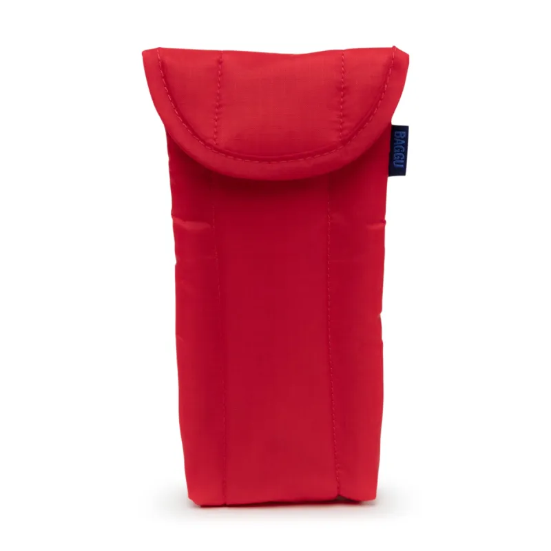 Baggu Puffy Recycled Nylon Eyeglasses Case - Candy Apple sold by Moma
