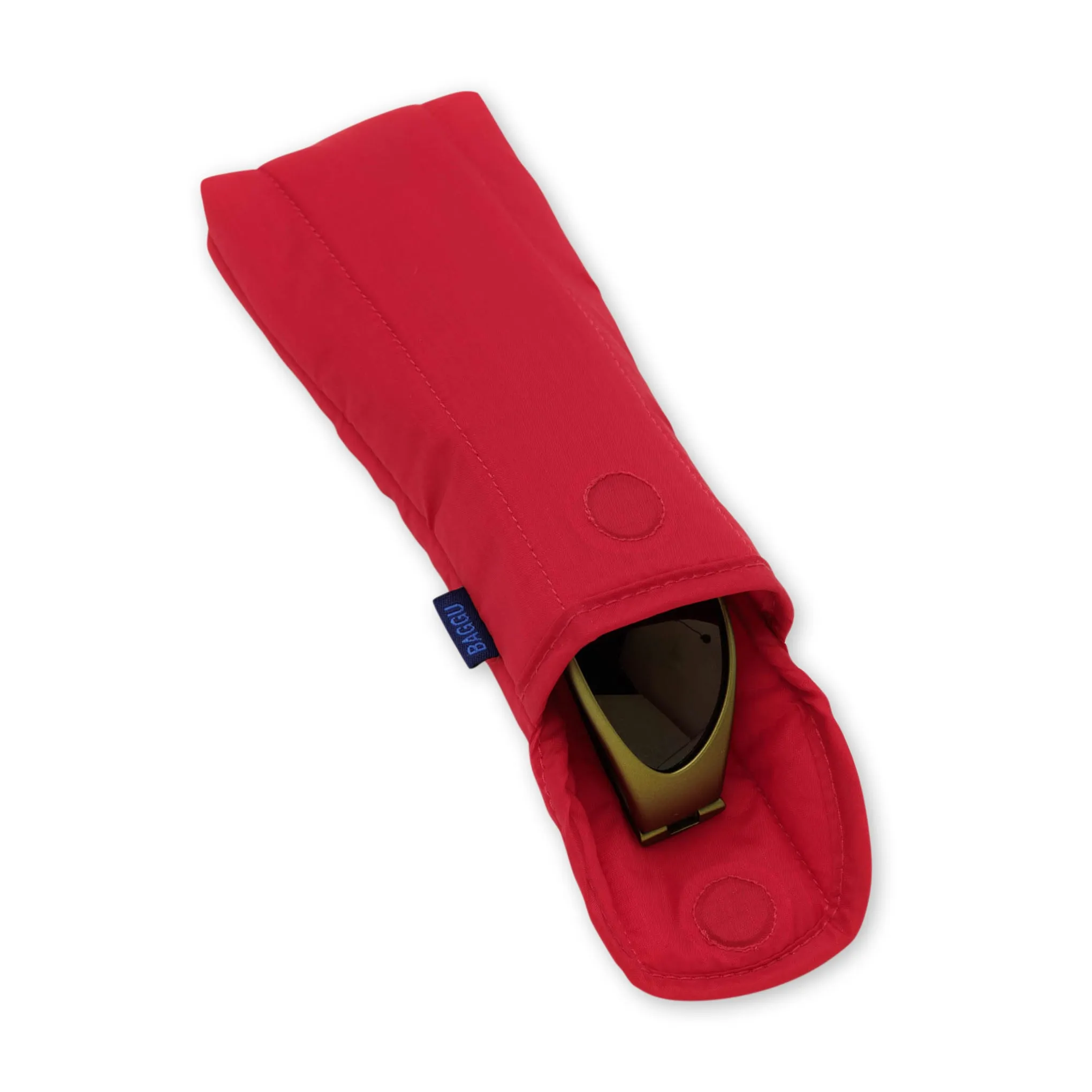 Baggu Puffy Recycled Nylon Eyeglasses Case - Candy Apple sold by Moma product image thumbnail 2