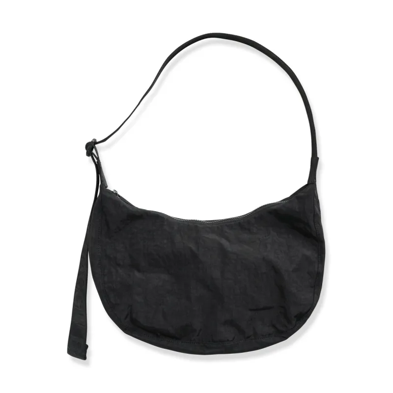 Baggu Recycled Nylon Crescent Bag - Black sold by Moma