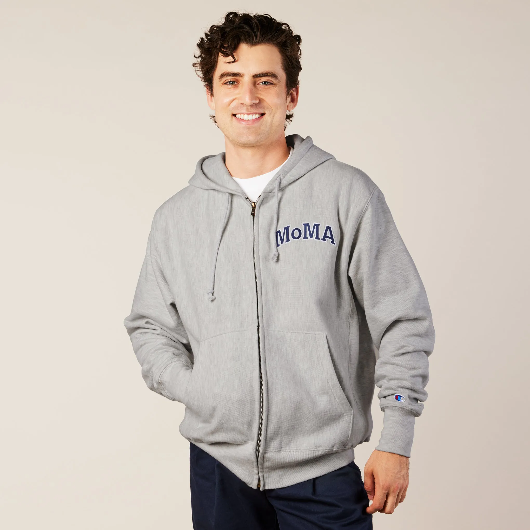 MoMA Champion Zip-Up Hoodie | Parallel
