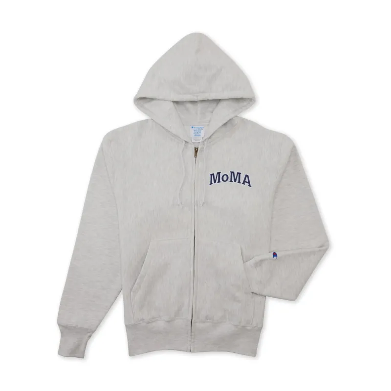 Champion MoMA グレー M MoMA Champion Zip-Up Hoodie | Parallel