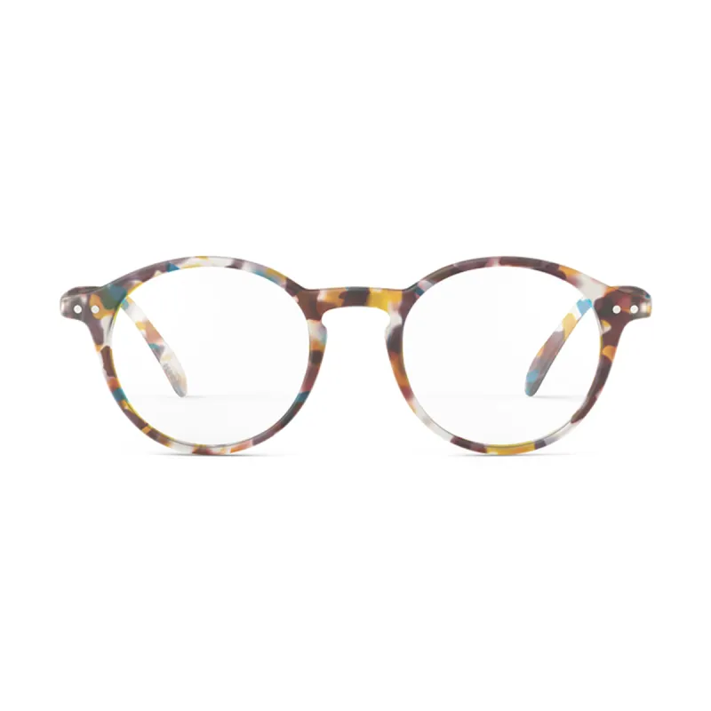 IZIPIZI Round Reading Glasses #D - Blue Tortoise sold by Moma