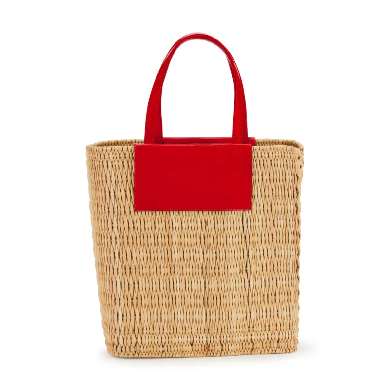 Naterra Moroccan Basket Bag - Red sold by Moma
