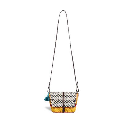 Aaks Raffia Crossbody Bag - Yellow sold by Moma