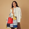 Loqi Recycled Polyester Artist Tote Bag - Mondrian sold by Moma