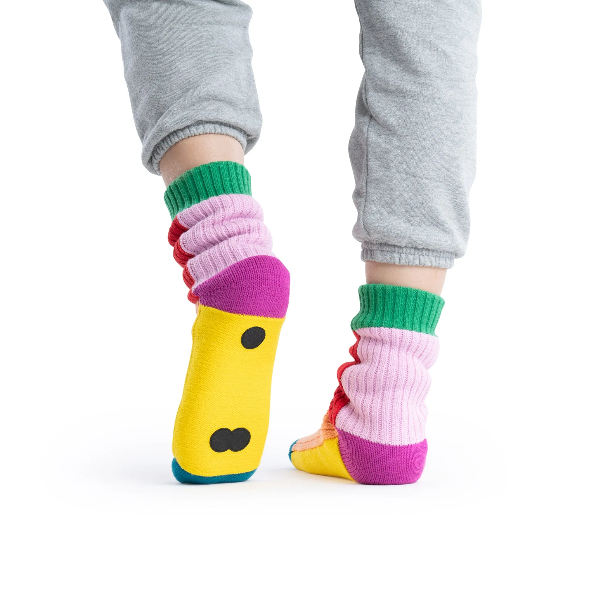 Verloop Knit House Socks - Color Block sold by Moma product image thumbnail 3