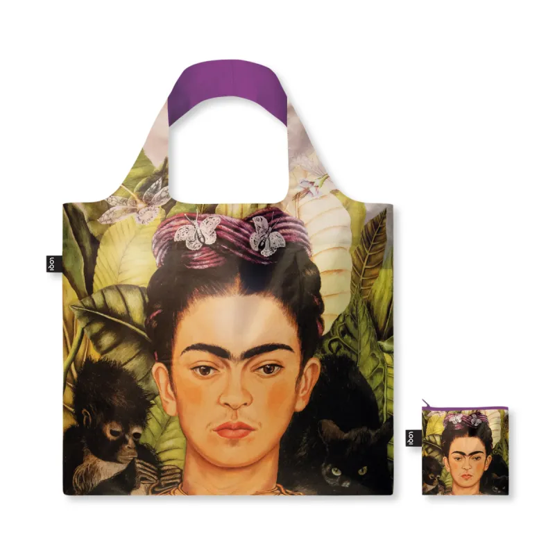 Loqi Recycled Polyester Artist Tote Bag - Frida Kahlo sold by Moma