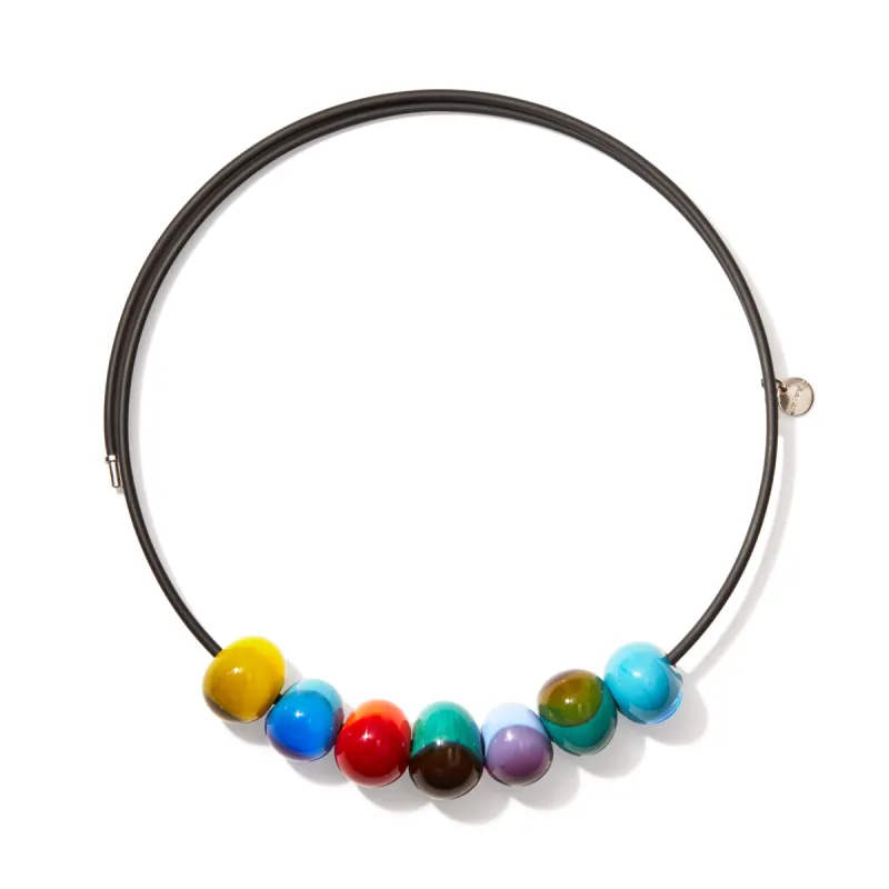 Macchia Glass Sphere Necklace sold by Moma