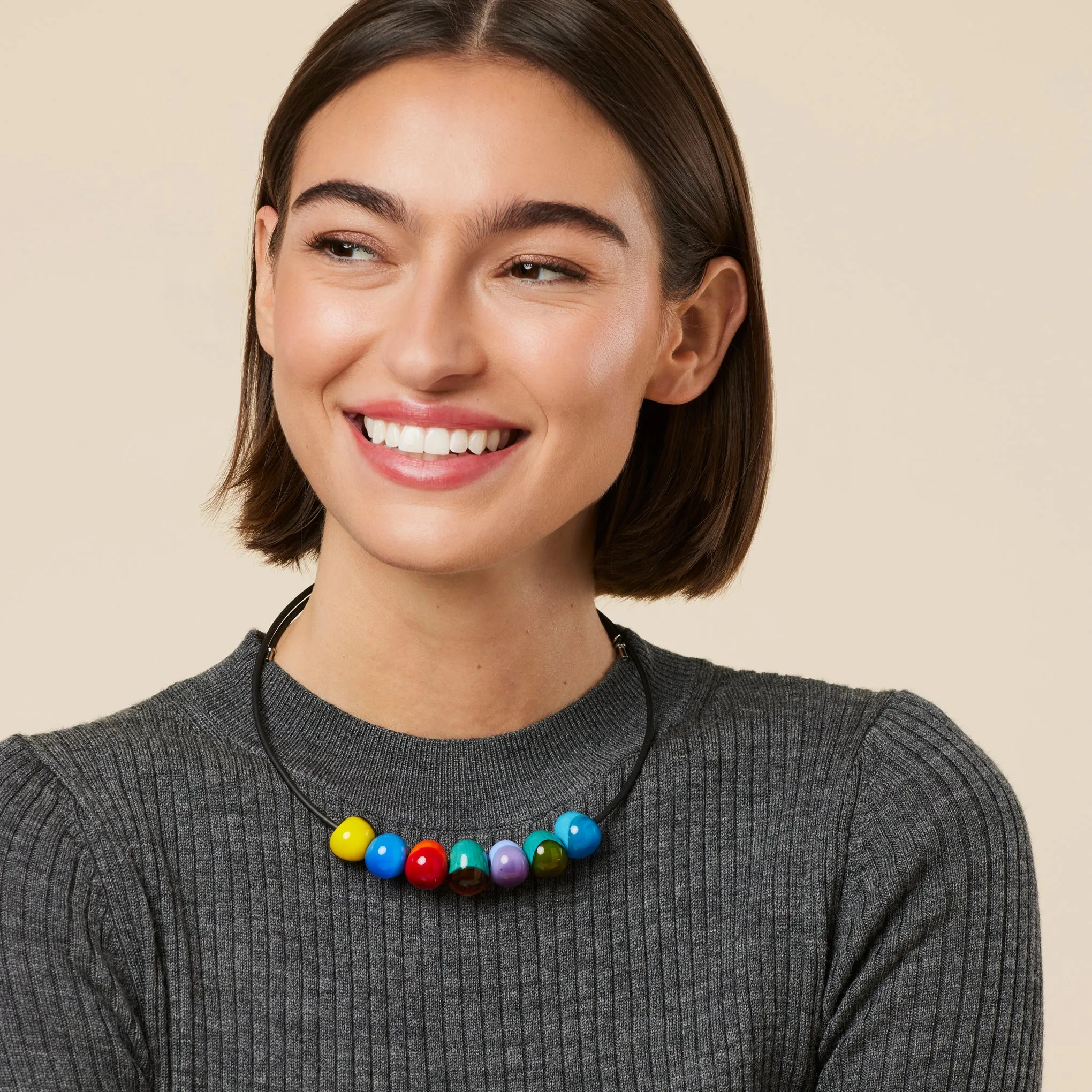 Macchia Glass Sphere Necklace sold by Moma product image thumbnail 2