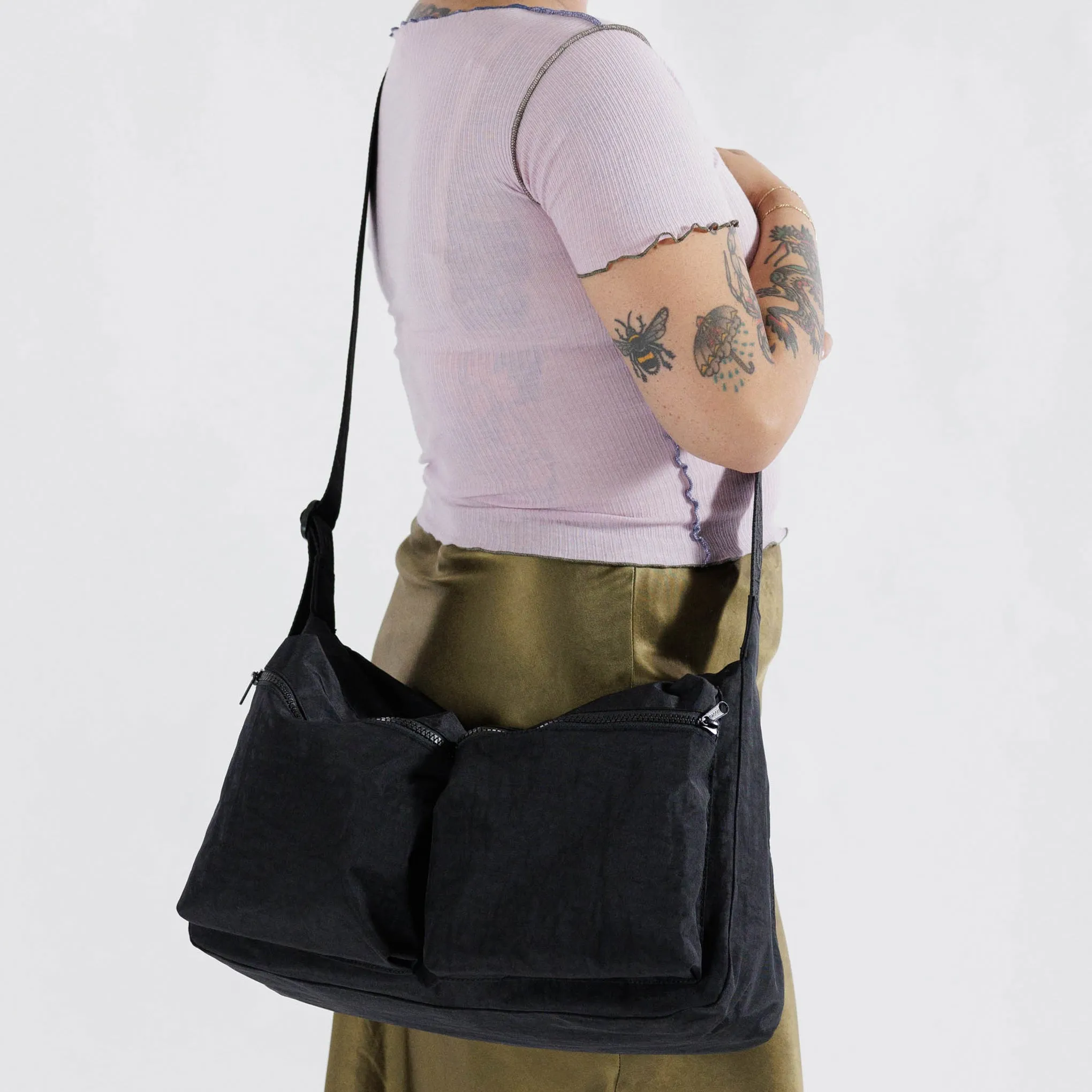 Baggu Recycled Nylon Cargo Crossbody Bag - Black sold by Moma product image thumbnail 2
