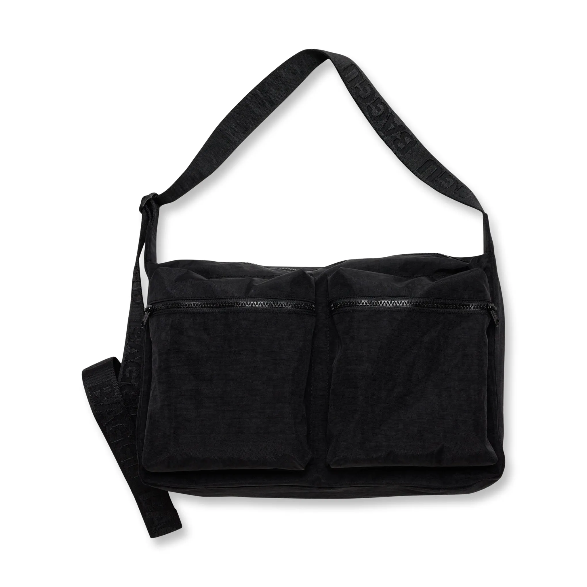 Baggu Recycled Nylon Cargo Crossbody Bag - Black sold by Moma