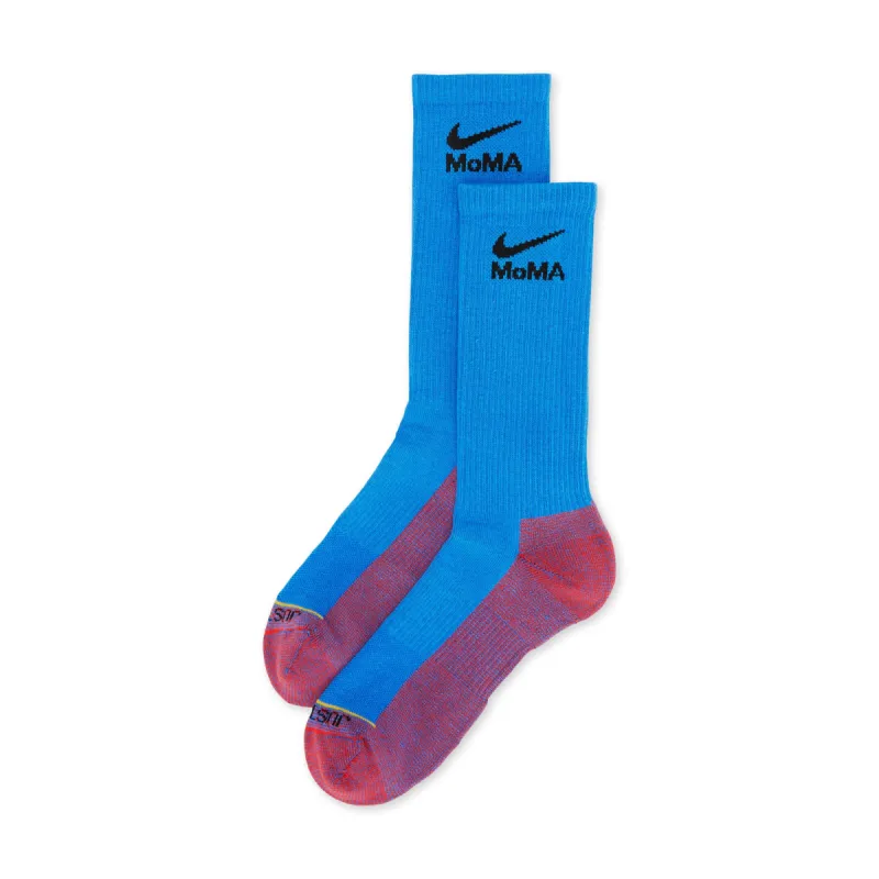 MoMA Nike Everyday Socks - Signal Blue sold by Moma