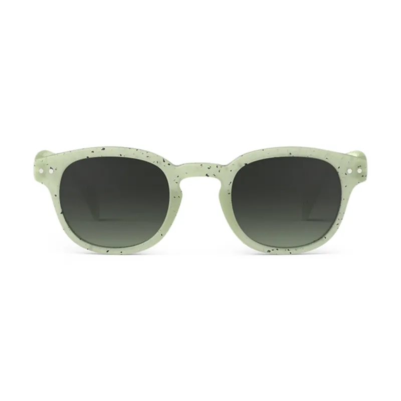 IZIPIZI Artefact Sunglasses - Dyed Green sold by Moma