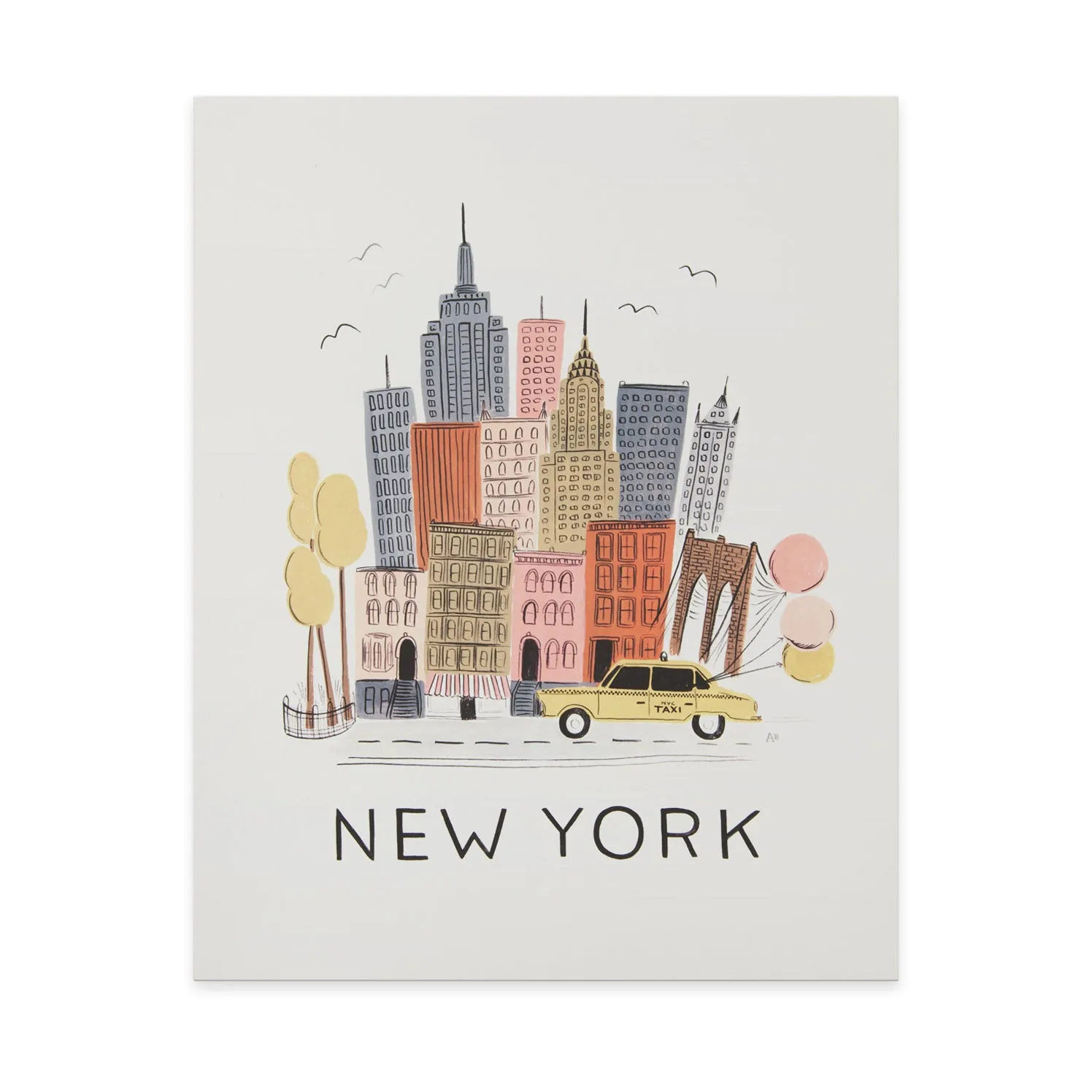 New York Art Print sold by Moma