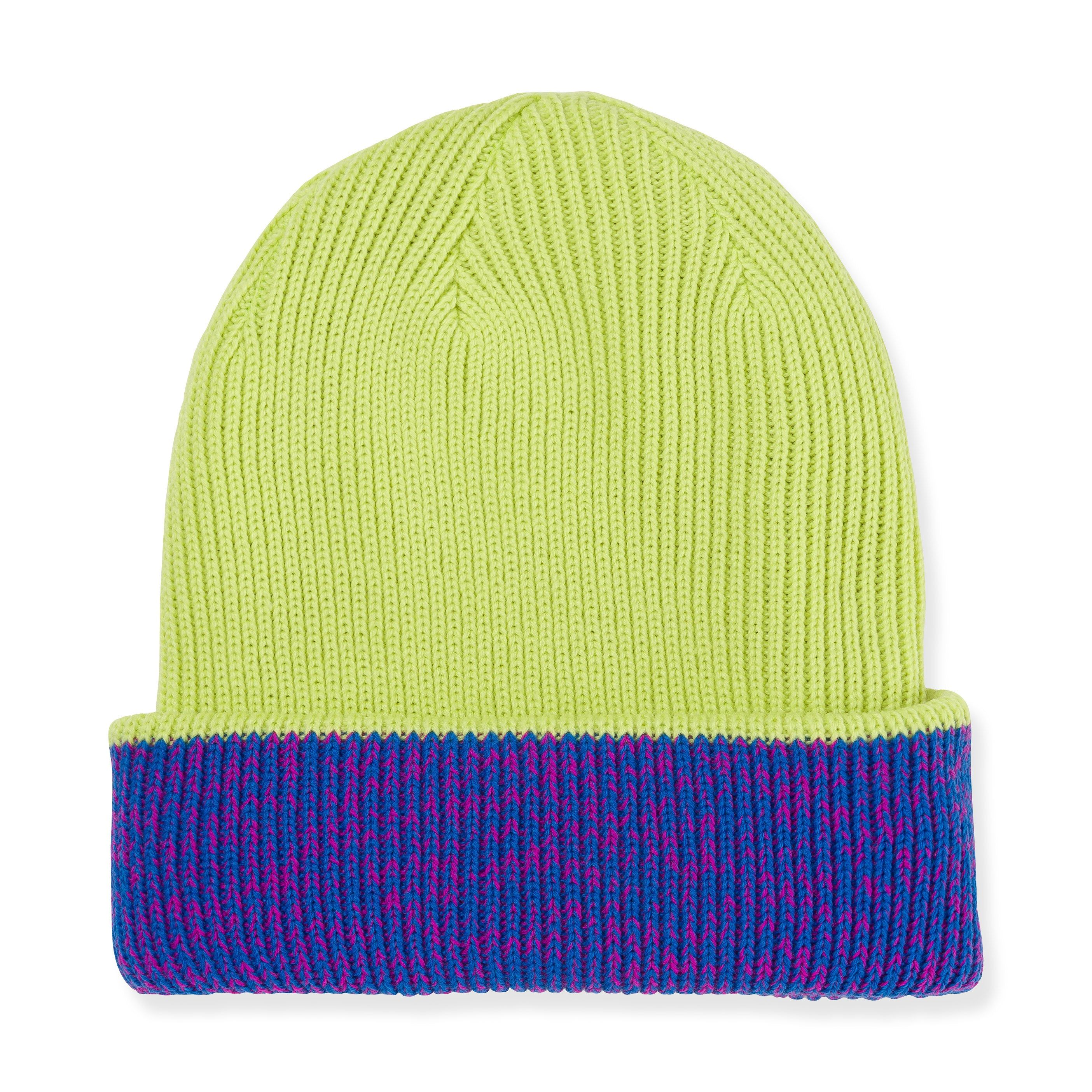 Verloop Reversible Beanie - Magenta/ Cobalt Marl sold by Moma product image thumbnail 3