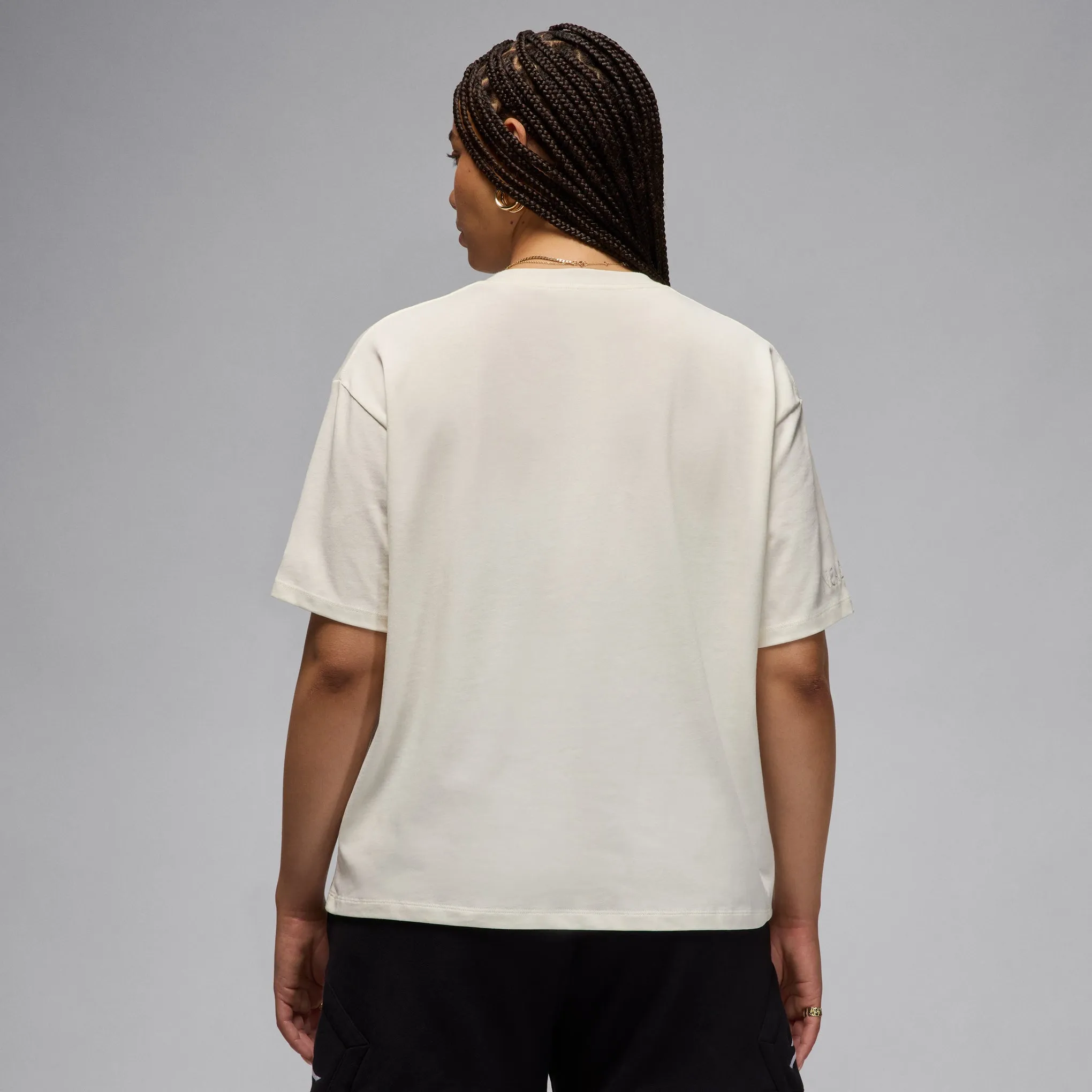 Jordan Brand x Nina Chanel Abney Short-Sleeve Cotton T-Shirt - Sail sold by Moma product image thumbnail 4